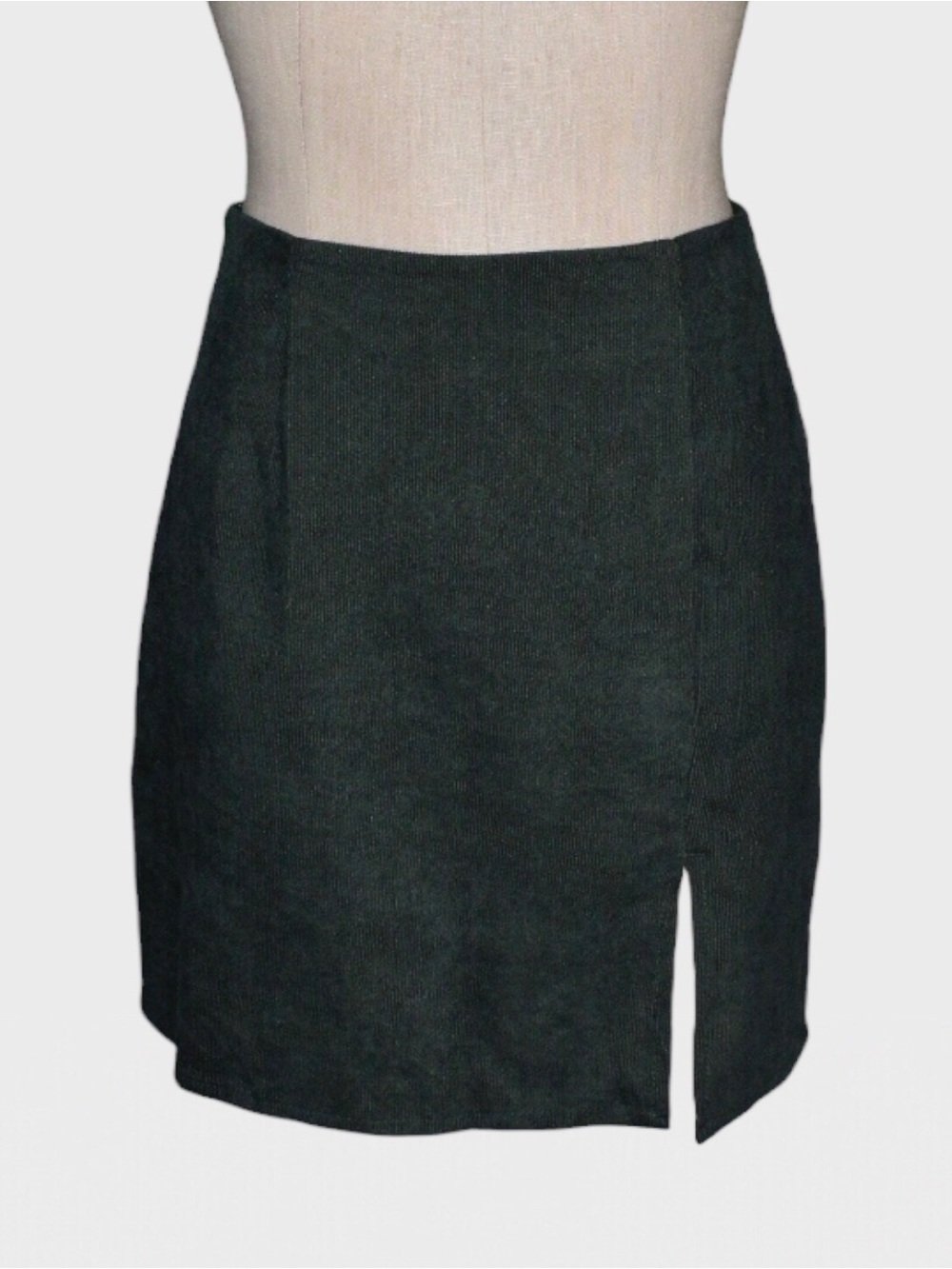 Shein Corduroy Slit Hem Mini Skirt
